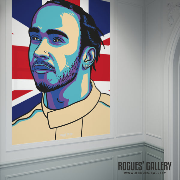 Lewis Hamilton - F1 Legend - A3, A1 or A0 Print