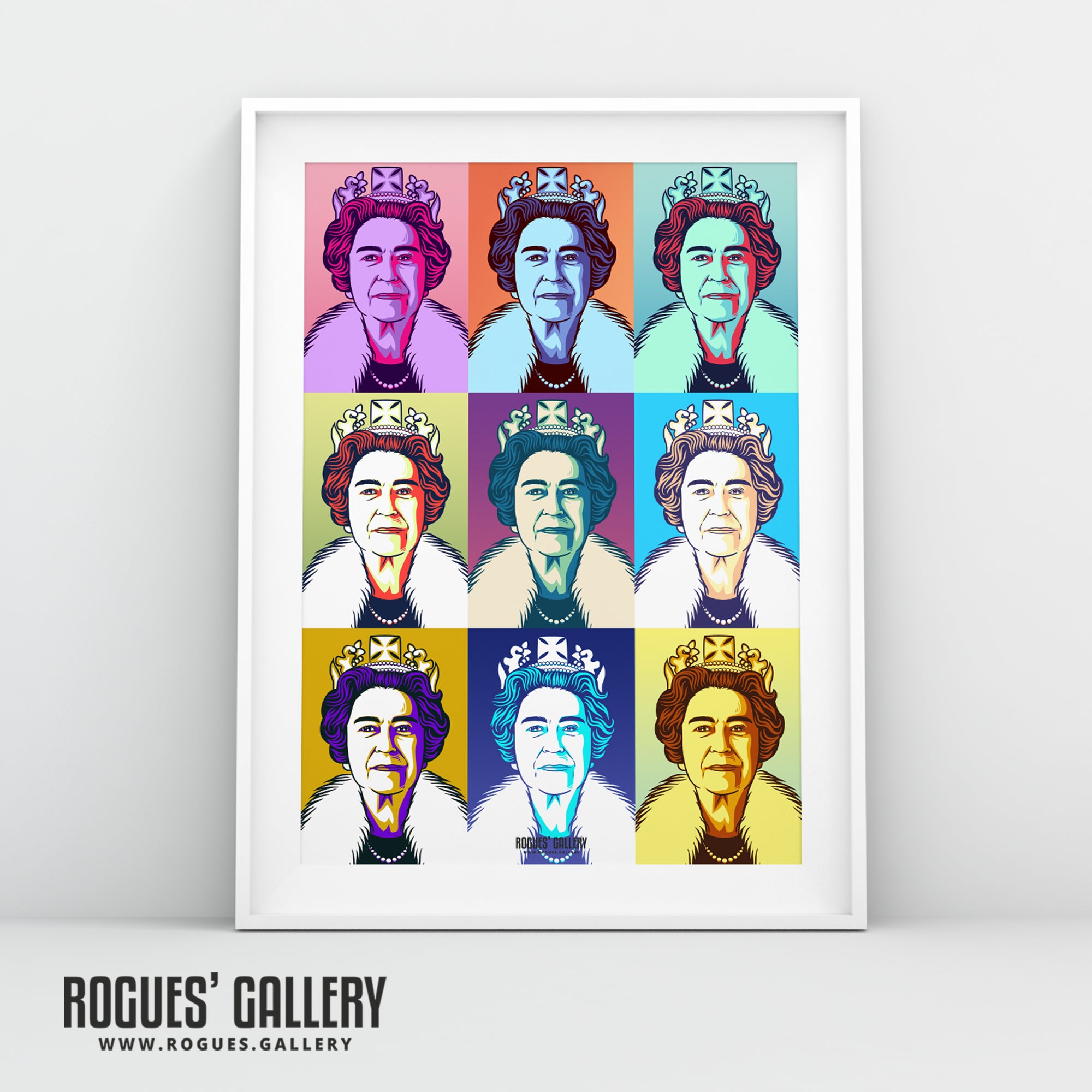 The Queen - Pop Art - A3, A1 or A0 Print