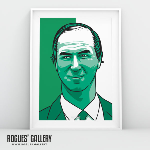 Big Jack Charlton - Irish Icon - A3, A1 or A0 Print