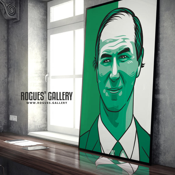 Big Jack Charlton - Irish Icon - A3, A1 or A0 Print
