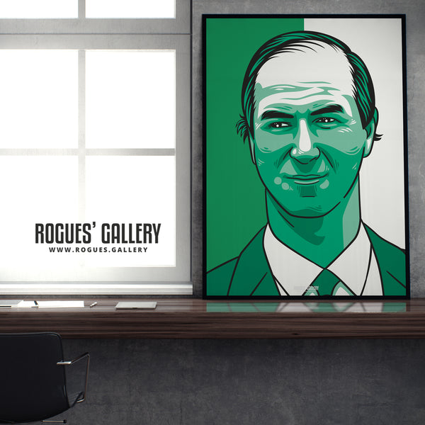 Big Jack Charlton - Irish Icon - A3, A1 or A0 Print