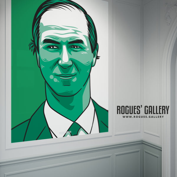 Big Jack Charlton - Irish Icon - A3, A1 or A0 Print