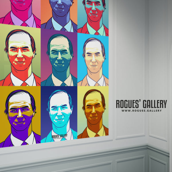 Big Jack Charlton - Irish Icon - A3, A1 or A0 Pop Art Print