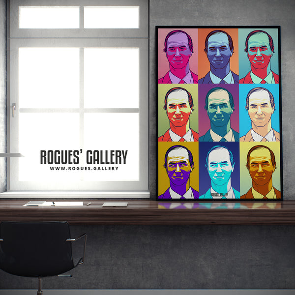 Big Jack Charlton - Irish Icon - A3, A1 or A0 Pop Art Print