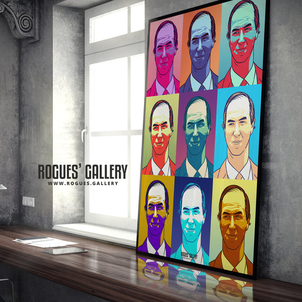 Big Jack Charlton - Irish Icon - A3, A1 or A0 Pop Art Print