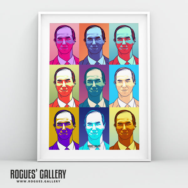 Big Jack Charlton - Irish Icon - A3, A1 or A0 Pop Art Print