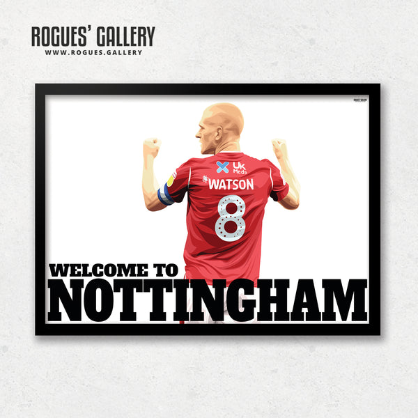 Watson - Welcome To Nottingham - A3, A1 or A0 Art Print