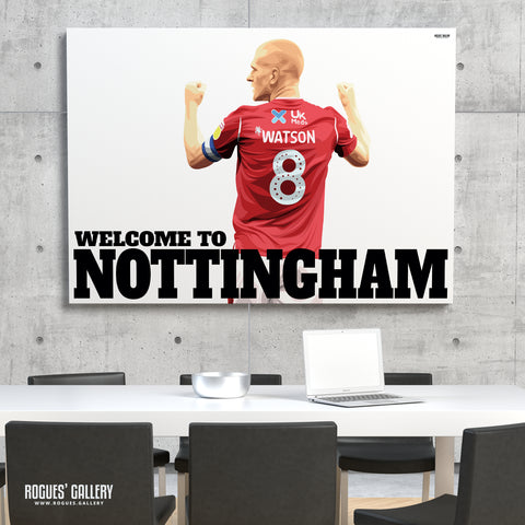 Watson - Welcome To Nottingham - A3, A1 or A0 Art Print