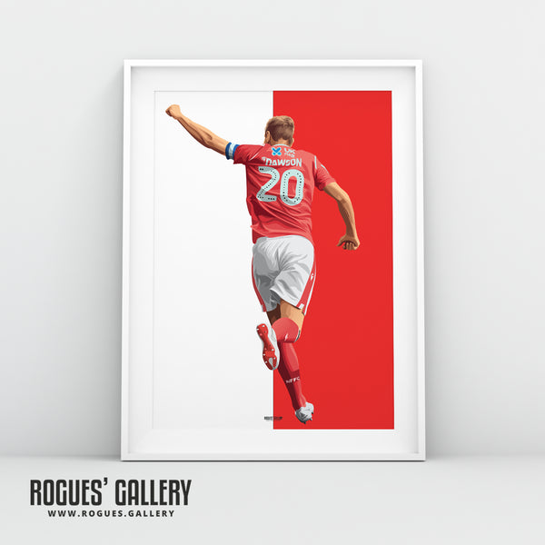 War Horse - Michael Dawson - Nottingham Forest - Several variations & A0, A1 or A3 Print