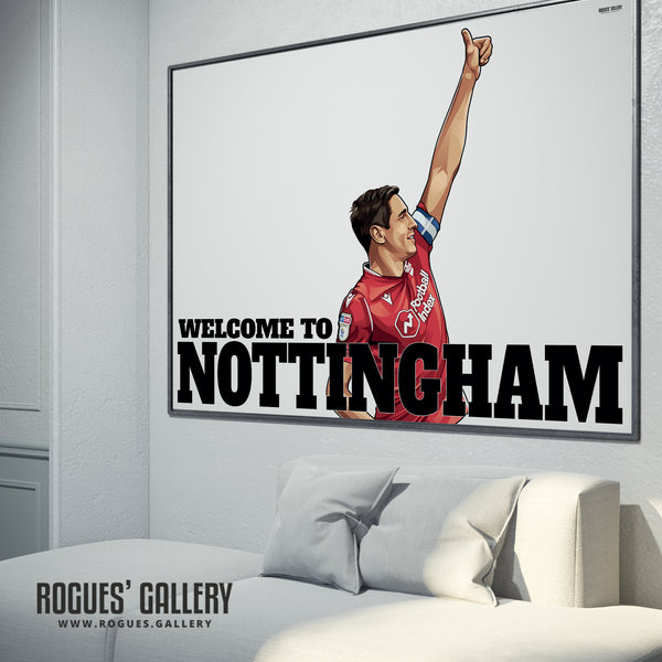 War Horse - Michael Dawson - Nottingham Forest - Several variations & A0, A1 or A3 Print