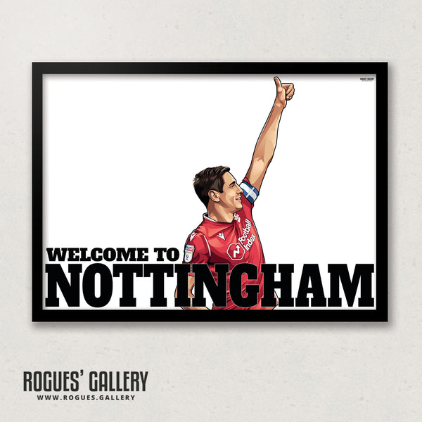 War Horse - Michael Dawson - Nottingham Forest - Several variations & A0, A1 or A3 Print