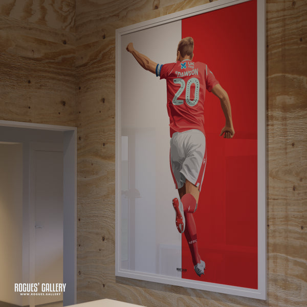 War Horse - Michael Dawson - Nottingham Forest - Several variations & A0, A1 or A3 Print