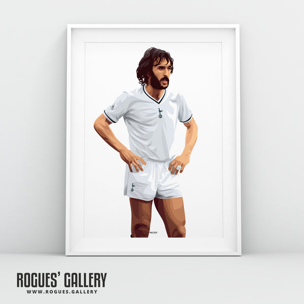 Riccy Villa: Spurs Legend - A0, A1 or A3 Print