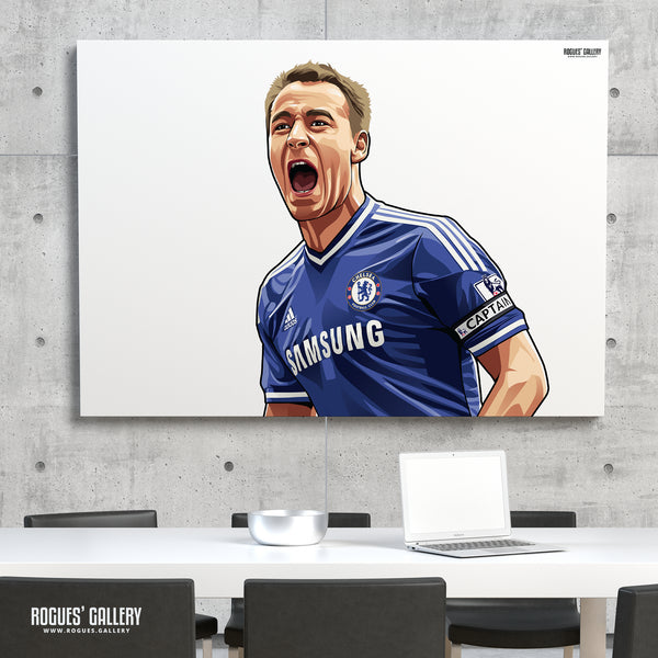 John Terry: Welcome To Stamford Bridge - 3 versions - A0, A1 or A3 Prints
