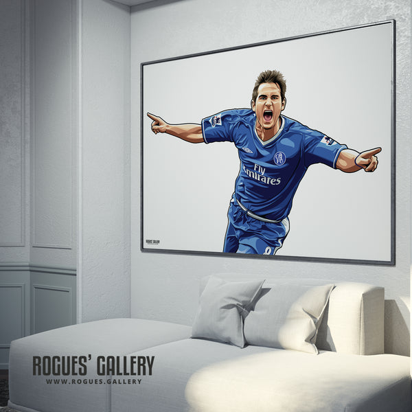 Frank Lampard: Welcome To Stamford Bridge - With or without text - A0, A1 or A3 Prints