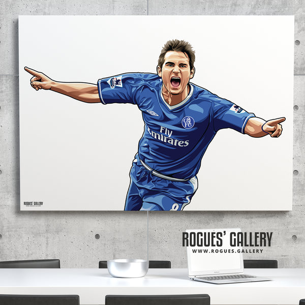Frank Lampard: Welcome To Stamford Bridge - With or without text - A0, A1 or A3 Prints