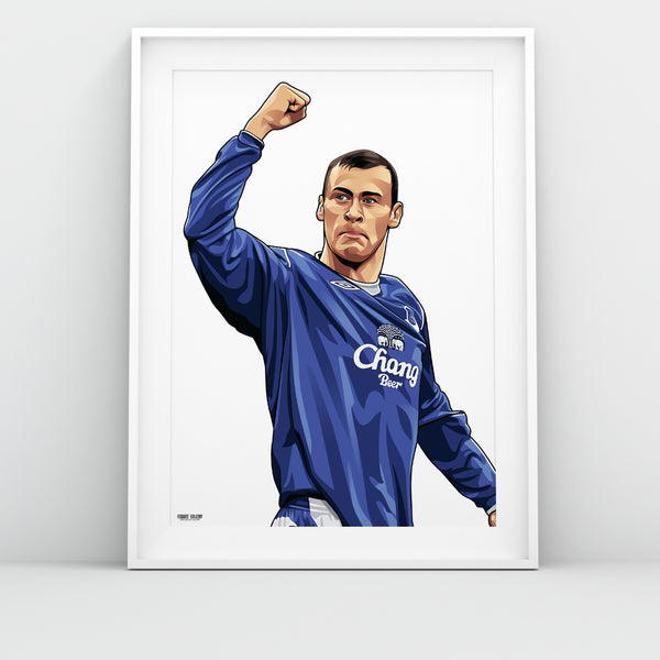 Duncan Ferguson: Welcome To Goodison - With or without text - A0, A1 or A3 Prints