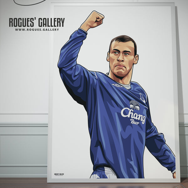 Duncan Ferguson: Welcome To Goodison - With or without text - A0, A1 or A3 Prints