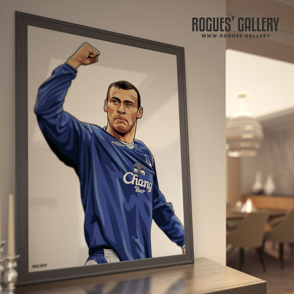 Duncan Ferguson: Welcome To Goodison - With or without text - A0, A1 or A3 Prints
