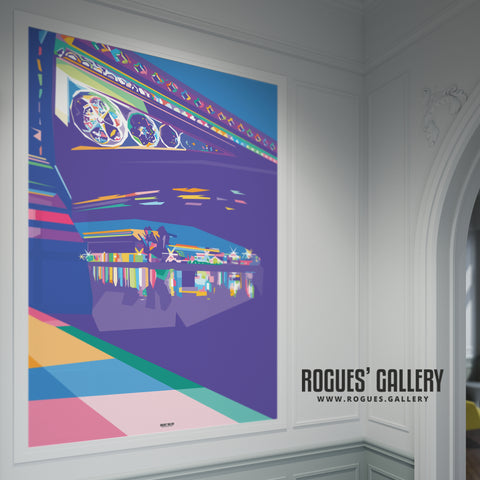 The City Ground: Under Trent Bridge (WPAP Version) - A0, A1 or A3 Print