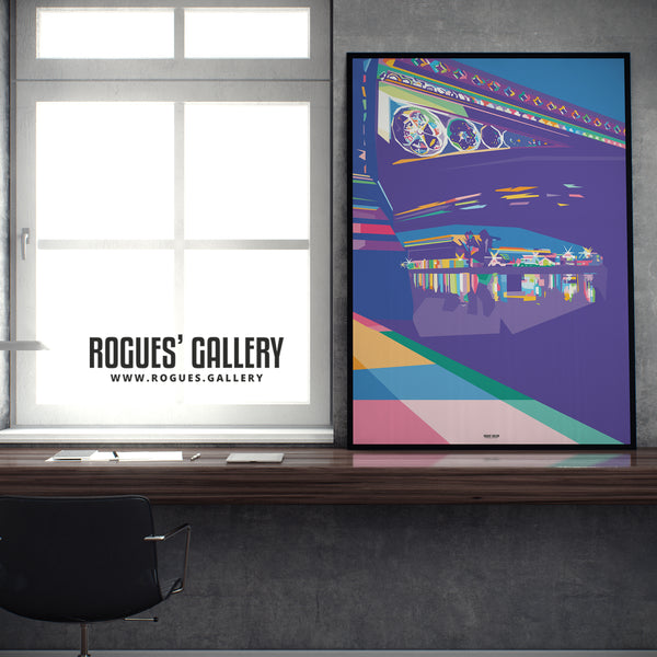 The City Ground: Under Trent Bridge (WPAP Version) - A0, A1 or A3 Print