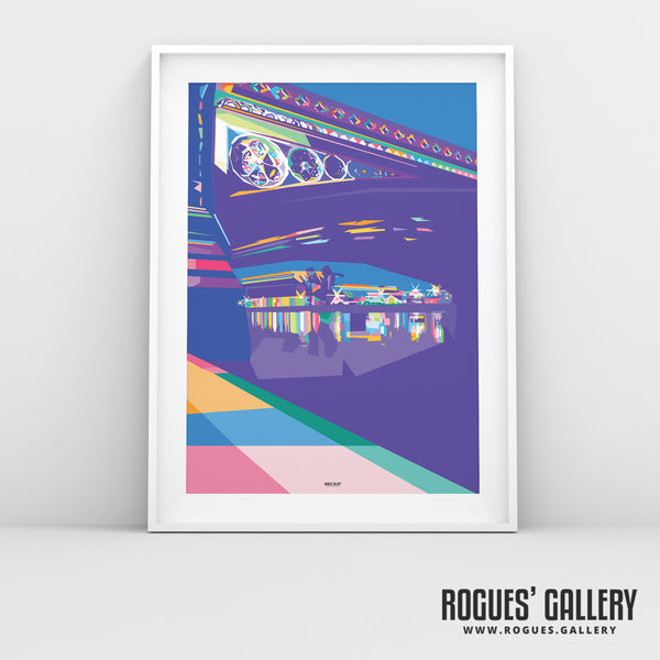 The City Ground: Under Trent Bridge (WPAP Version) - A0, A1 or A3 Print