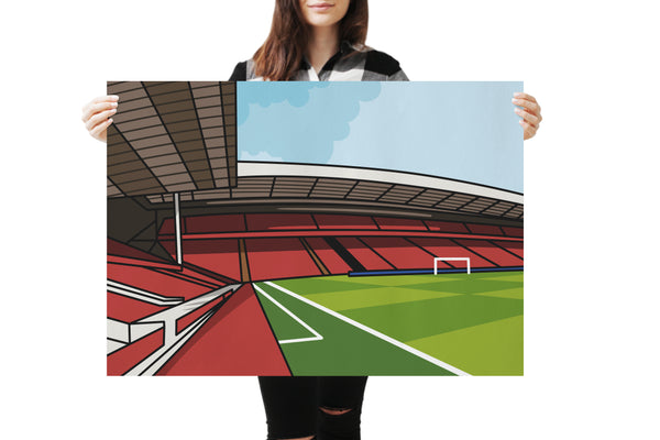 Anfield Triptych - Home of Liverpool FC - Set of three A3 or A1 Sized Prints