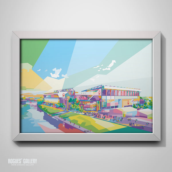 The City Ground: The Future's Bright (WPAP Version) - A0, A1, A2 or A3 Print