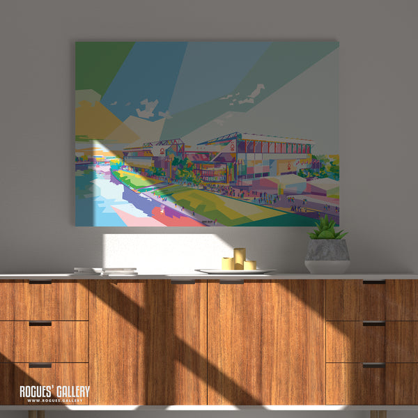 The City Ground: The Future's Bright (WPAP Version) - A0, A1, A2 or A3 Print