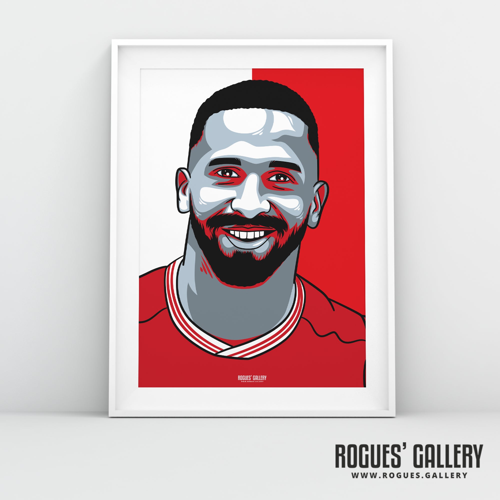 Cafu - Red & White - A3 Icon Print