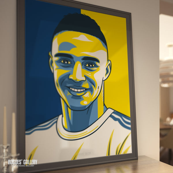 Rodrigo Moreno - Leeds Utd - A3 Icon Print