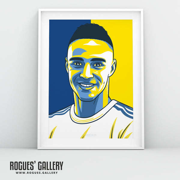 Rodrigo Moreno - Leeds Utd - A3 Icon Print