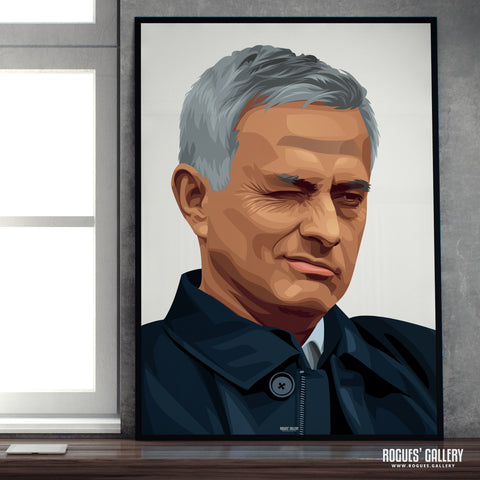 The Wink - Jose Mourinho - A0, A1 or A3 Icon Print