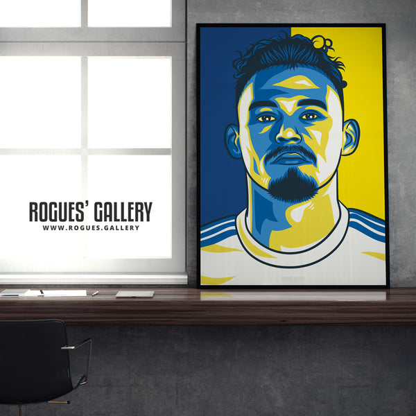 Kalvin Phillips - Leeds Utd - A3 Icon Print