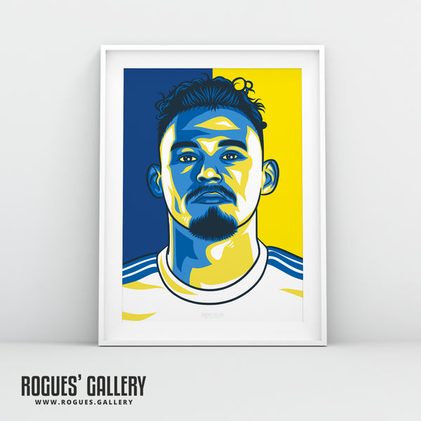 Kalvin Phillips - Leeds Utd - A3 Icon Print