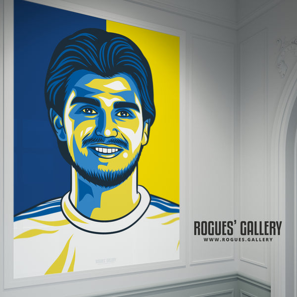 Ian Poveda - Leeds Utd - A3 Icon Print