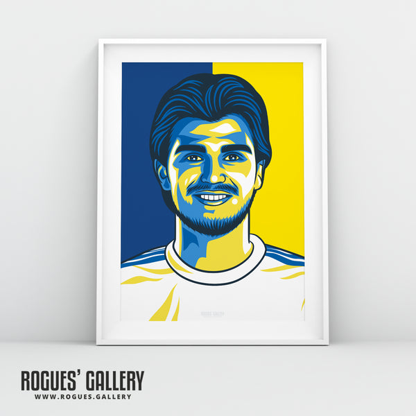Ian Poveda - Leeds Utd - A3 Icon Print