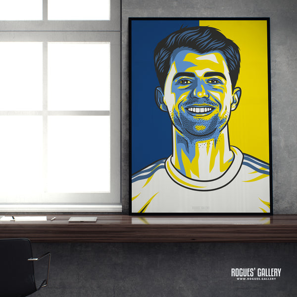 Patrick Bamford - Leeds Utd - A3 Icon Print