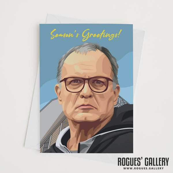 Bielsa - Leeds Utd Christmas Greeting Cards