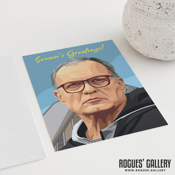 Bielsa - Leeds Utd Christmas Greeting Cards