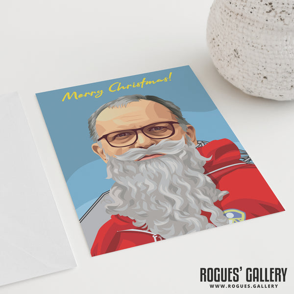 Bielsa - Leeds Utd Christmas Greeting Cards