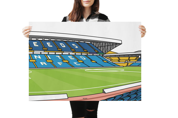 Elland Road Triptych - Home of Leeds United FC - Set of three A3 or A1 Sized Prints
