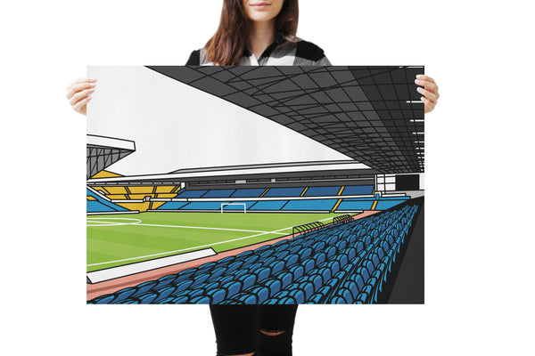 Elland Road Diptych - Home of Leeds United FC - Set of two A3 or A1 Sized Prints
