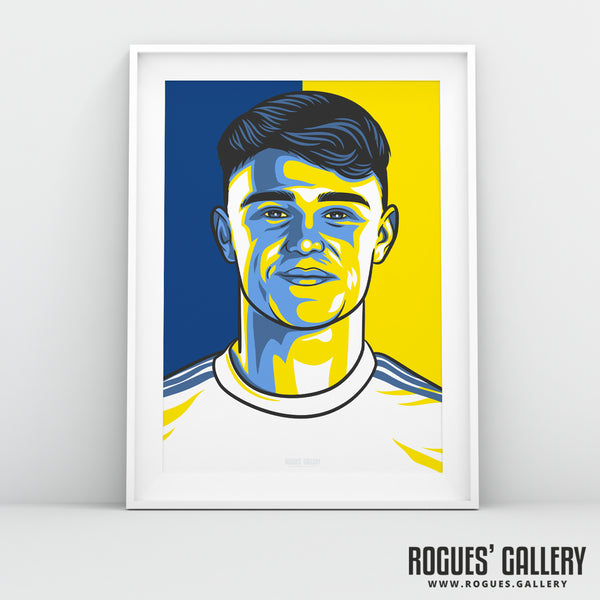 Jamie Shackleton - Leeds Utd - A3 Icon Print