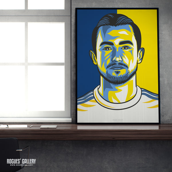 Jack Harrison - Leeds Utd - A3 Icon Print
