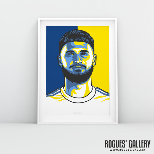 Mateusz Klich - Leeds Utd - A3 Icon Print