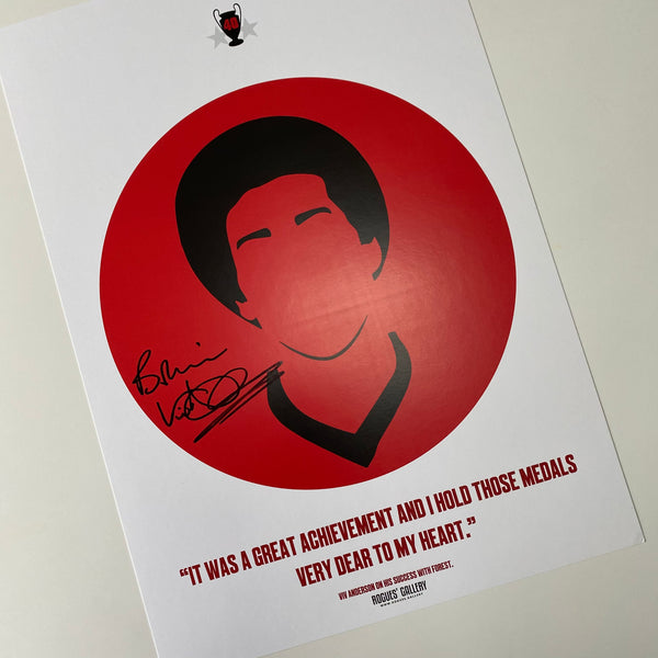 Viv Anderson - (Signed) Iconic 40th Anniversary Print - A3 Print