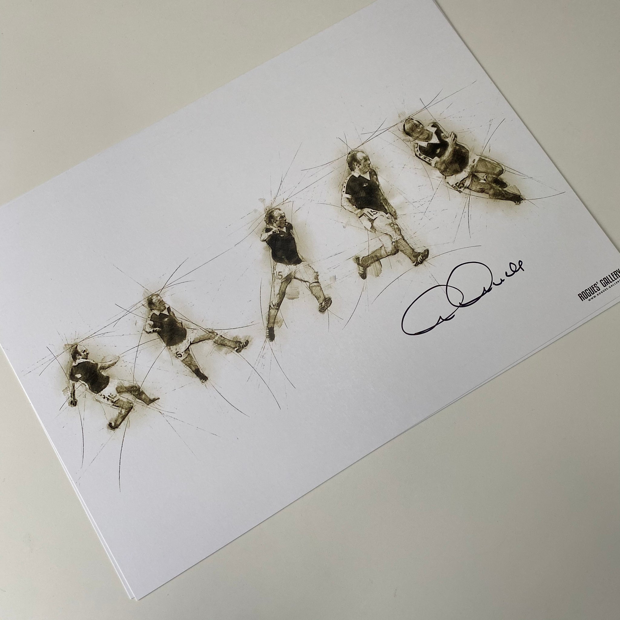 Archie Gemmill - That Goal (Signed) - A3 Print