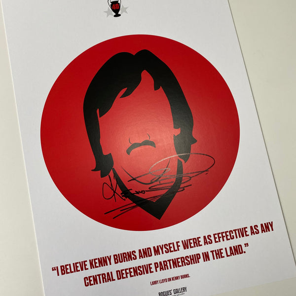 Kenny Burns - (Signed) Iconic 40th Anniversary Print - A3 Print
