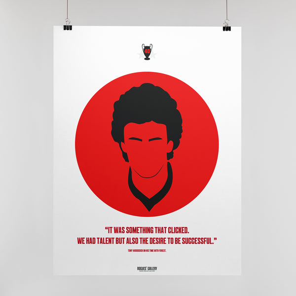 Tony Woodcock - (Signed) Iconic 40th Anniversary Print - A3 Print